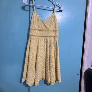 Trixxi Yellow Lace Maxi Dress